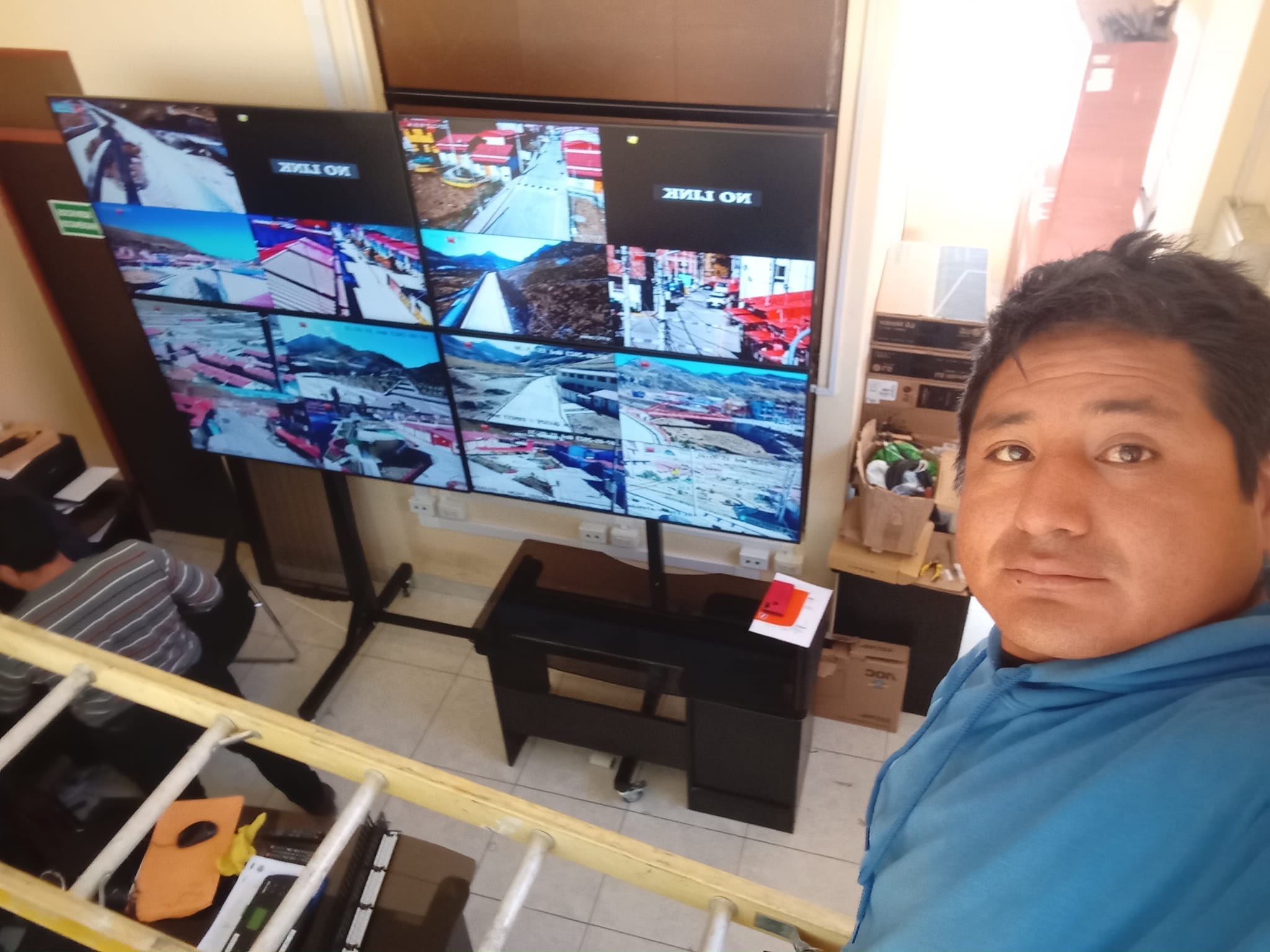 Instalación de cámaras de seguridad en el distrito de Chupaca